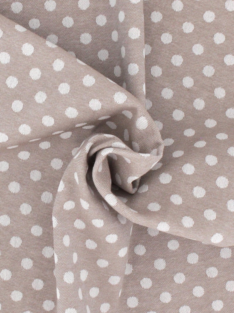 Lot de 2 torchons cuisine toile DOTS 50x70 cm Marron - Kiabi