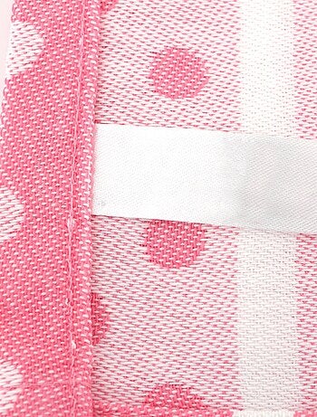 Lot de 2 torchons cuisine toile DOTS 50x70 cm