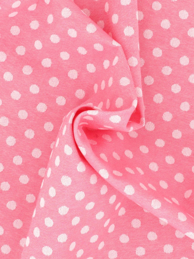 Lot de 2 torchons cuisine toile DOTS 50x70 cm Rose - Kiabi
