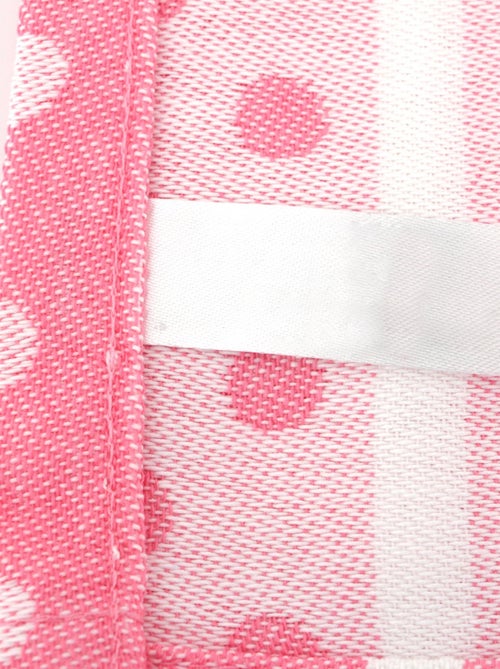 Lot de 2 torchons cuisine toile DOTS 50x70 cm - Kiabi