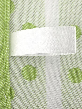 Lot de 2 torchons cuisine toile DOTS 50x70 cm