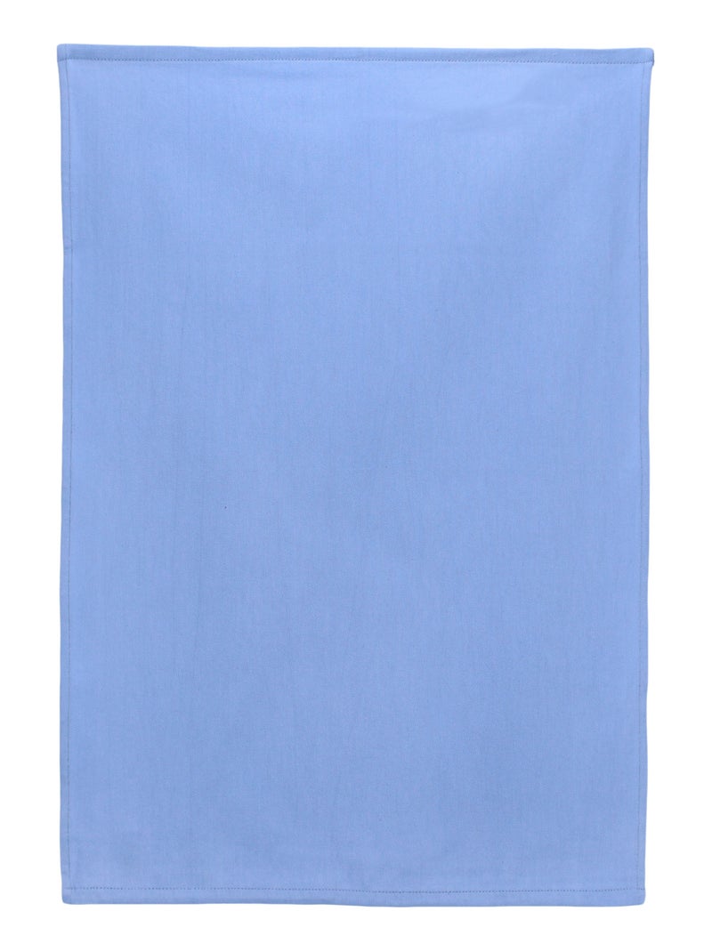 Lot de 2 torchons cuisine toile PURE KITCHEN TEA TOWEL Bleu outremer - Kiabi