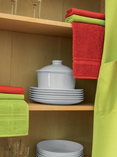 Lot de 2 torchons cuisine toile PURE KITCHEN TEA TOWEL - Kiabi