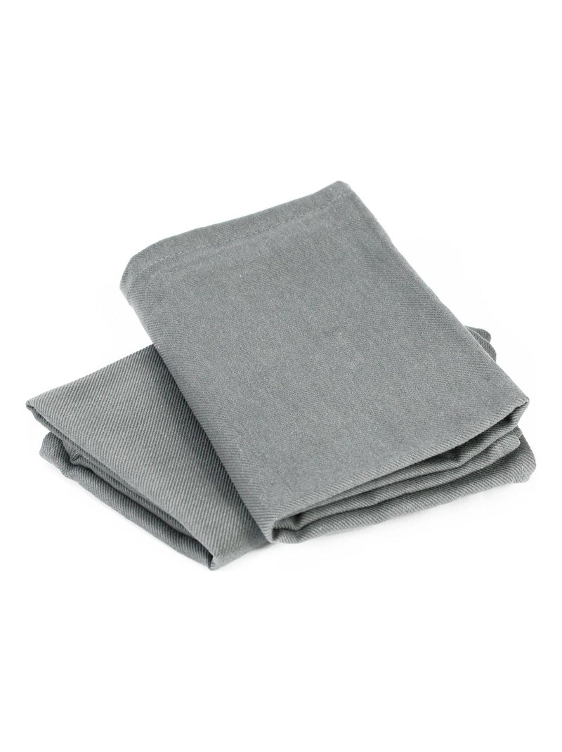 Lot de 2 torchons cuisine toile PURE KITCHEN TEA TOWEL Gris - Kiabi