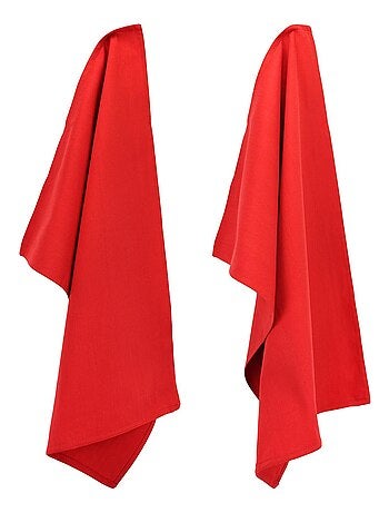 Lot de 2 torchons cuisine toile PURE KITCHEN TEA TOWEL