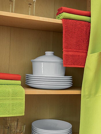 Lot de 2 torchons cuisine toile PURE KITCHEN TEA TOWEL
