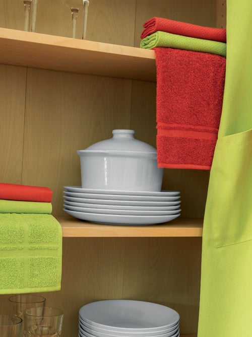 Lot de 2 torchons cuisine toile PURE KITCHEN TEA TOWEL - Kiabi