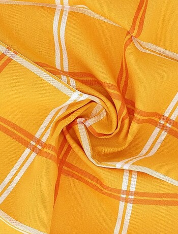 Lot de 2 torchons cuisine toile SQUARES 50x70 cm