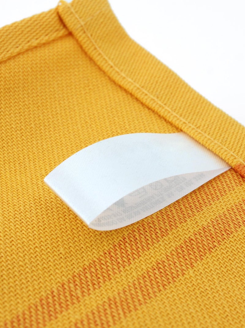 Lot de 2 torchons cuisine toile SQUARES 50x70 cm Orange - Kiabi