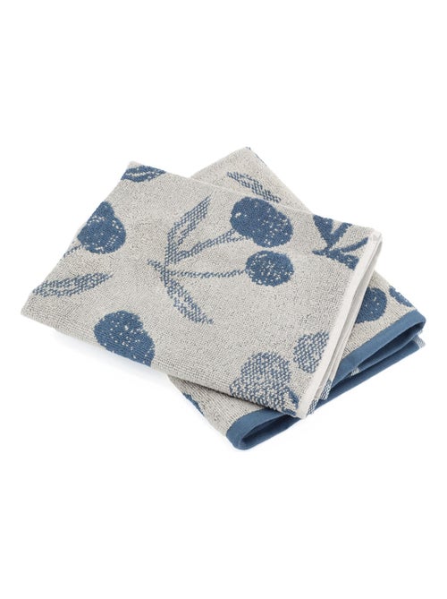 Lot de 2 torchons de cuisine éponge coton BING 50x50 cm - Kiabi
