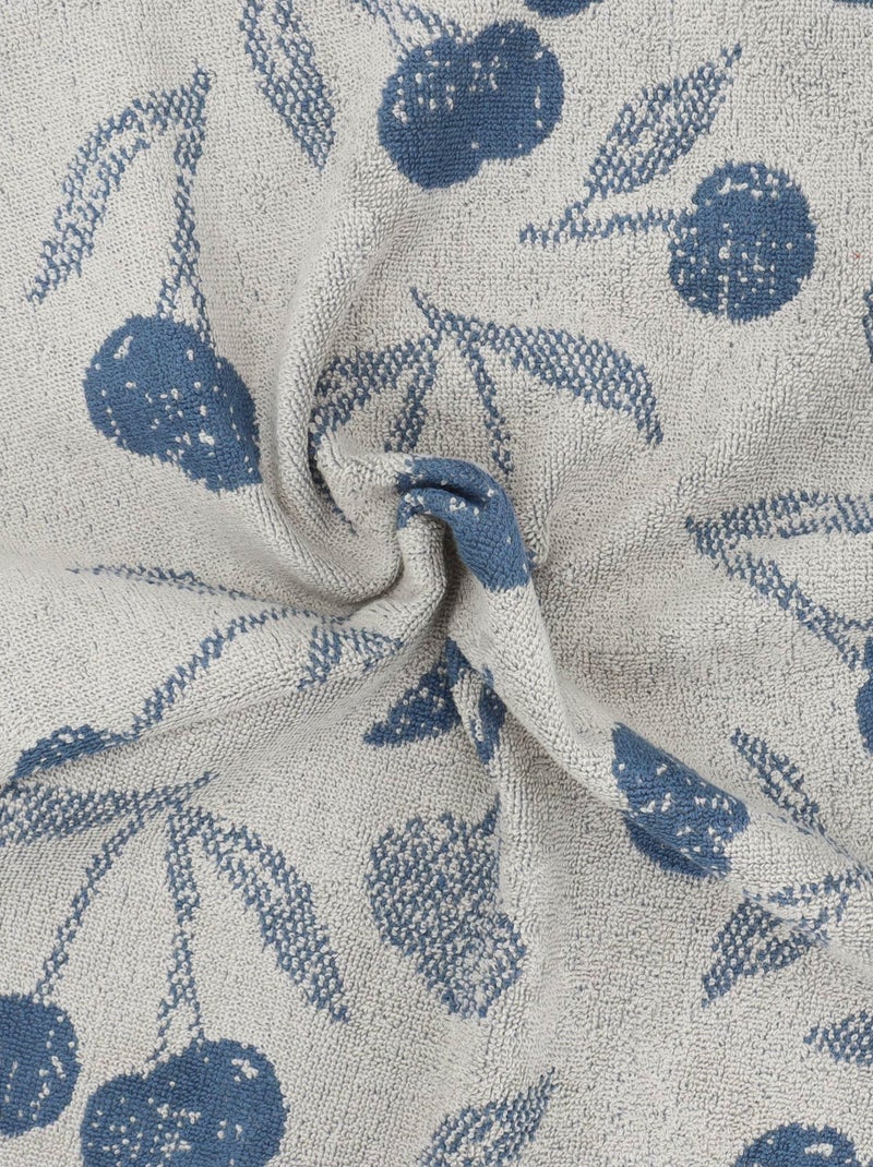 Lot de 2 torchons de cuisine éponge coton BING 50x50 cm Bleu - Kiabi