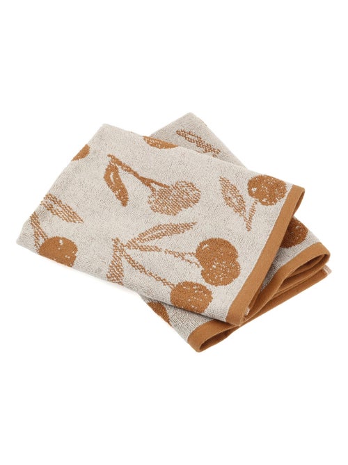 Lot de 2 torchons de cuisine éponge coton BING 50x50 cm - Kiabi