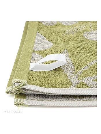 Lot de 2 torchons de cuisine éponge coton BING 50x50 cm