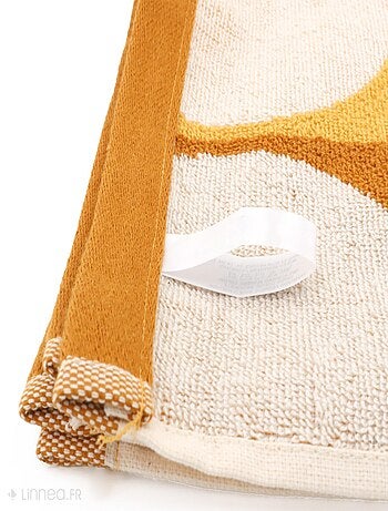 Lot de 2 torchons de cuisine éponge coton GLOBUS 50x50 cm