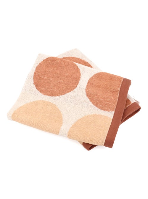 Lot de 2 torchons de cuisine éponge coton GLOBUS 50x50 cm - Kiabi