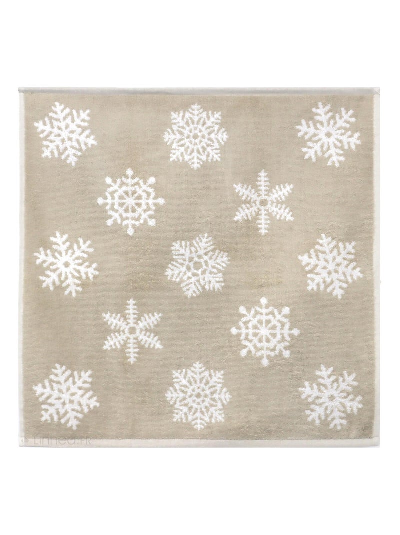 Lot de 2 torchons de cuisine éponge coton ICE 50x50 cm Beige - Kiabi