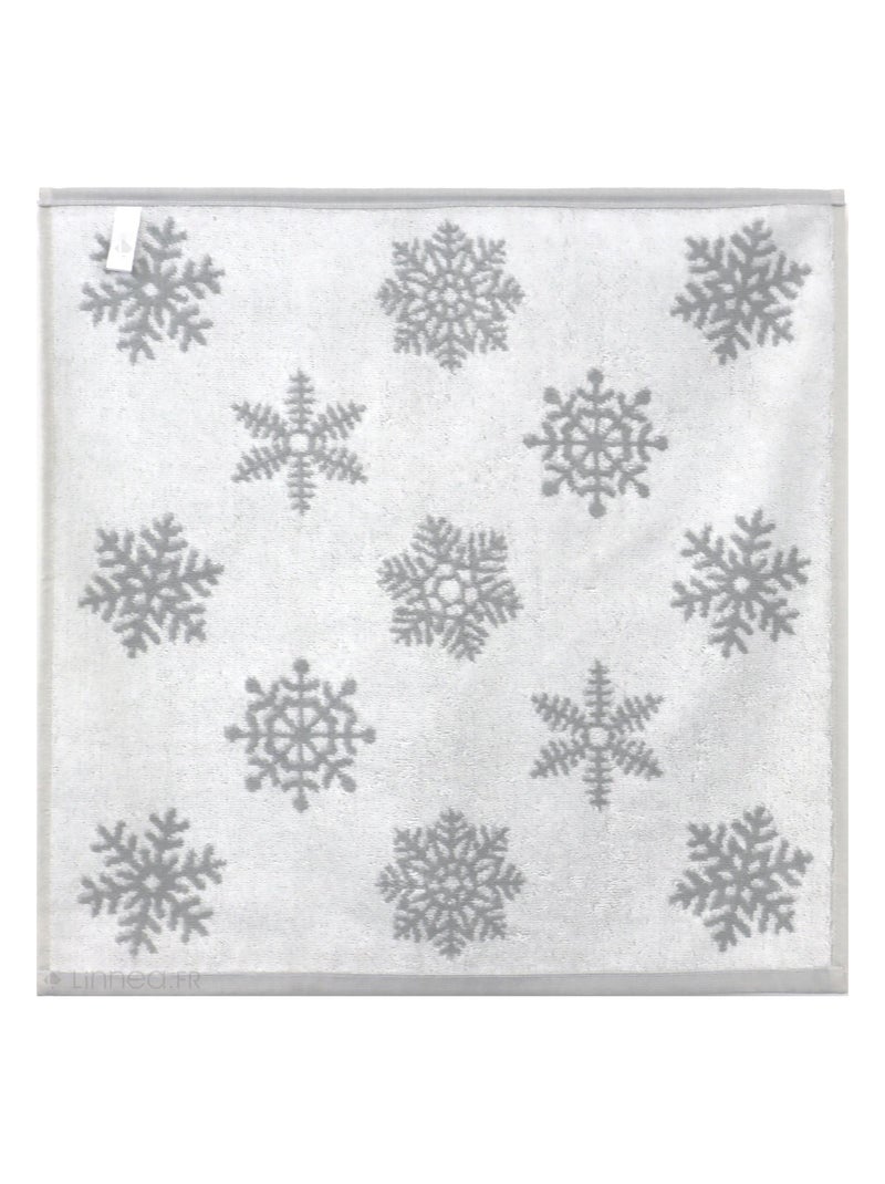 Lot de 2 torchons de cuisine éponge coton ICE 50x50 cm Gris - Kiabi