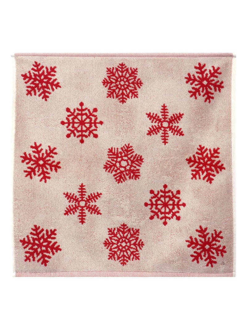 Lot de 2 torchons de cuisine éponge coton ICE 50x50 cm Rouge - Kiabi