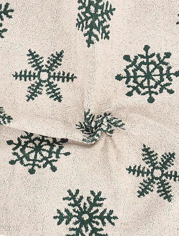 Lot de 2 torchons de cuisine éponge coton ICE 50x50 cm