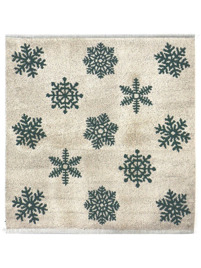 Lot de 2 torchons de cuisine éponge coton ICE 50x50 cm Vert - Kiabi