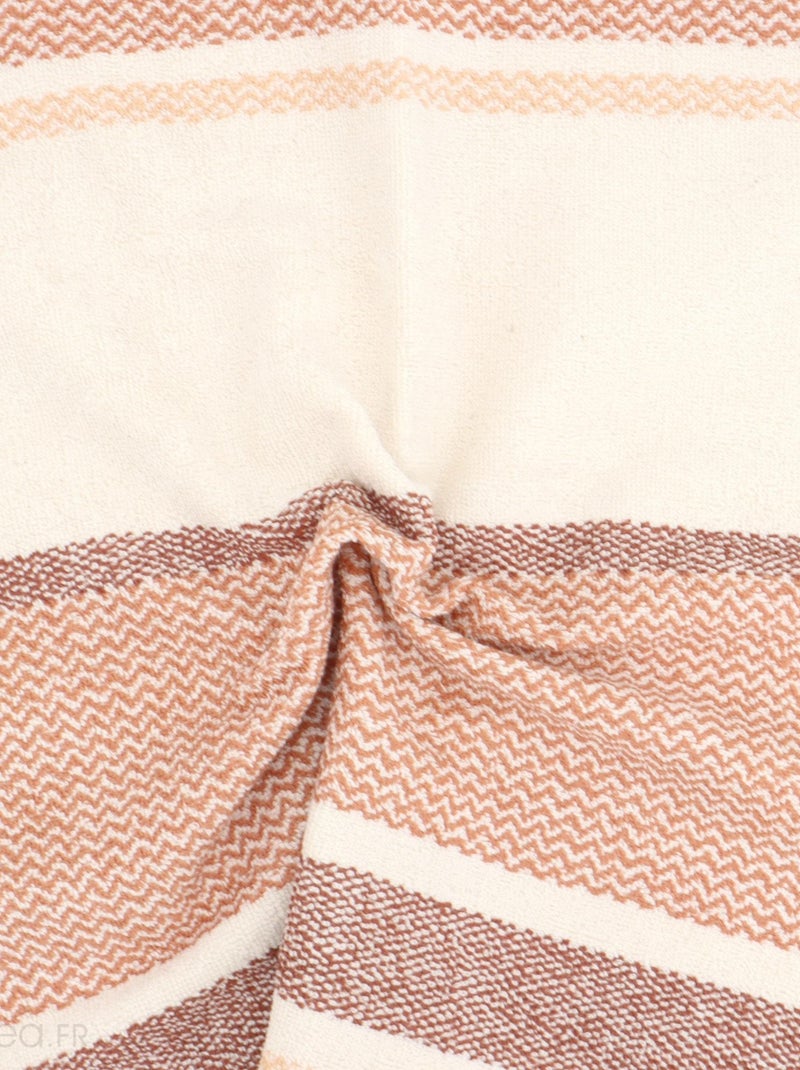 Lot de 2 torchons de cuisine éponge coton OTON 50x50 cm Marron - Kiabi