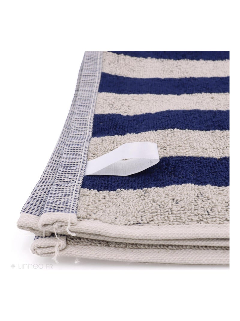 Lot de 2 torchons de cuisine éponge coton PAT 50x50 cm Bleu - Kiabi