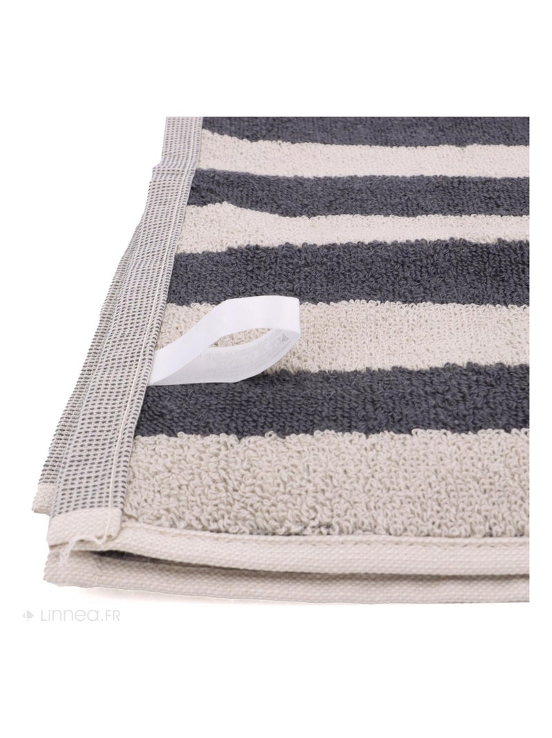 Lot de 2 torchons de cuisine éponge coton PAT 50x50 cm Gris - Kiabi