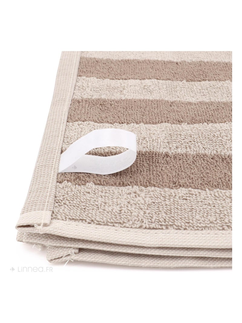 Lot de 2 torchons de cuisine éponge coton PAT 50x50 cm Marron - Kiabi