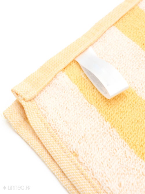 Lot de 2 torchons de cuisine éponge coton PAT II 50x50 cm - Kiabi