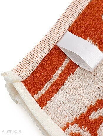 Lot de 2 torchons de cuisine éponge coton SOUP 50x50 cm