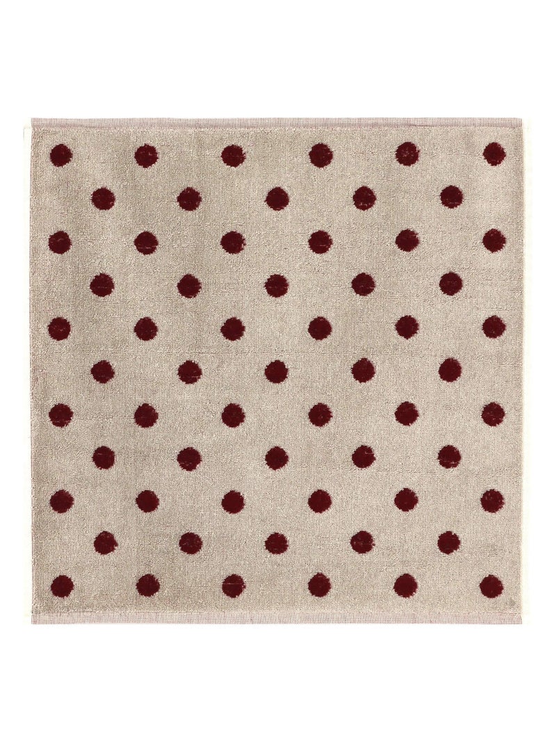 Lot de 2 torchons de cuisine éponge coton SPOT 50x50 cm Bordeaux - Kiabi