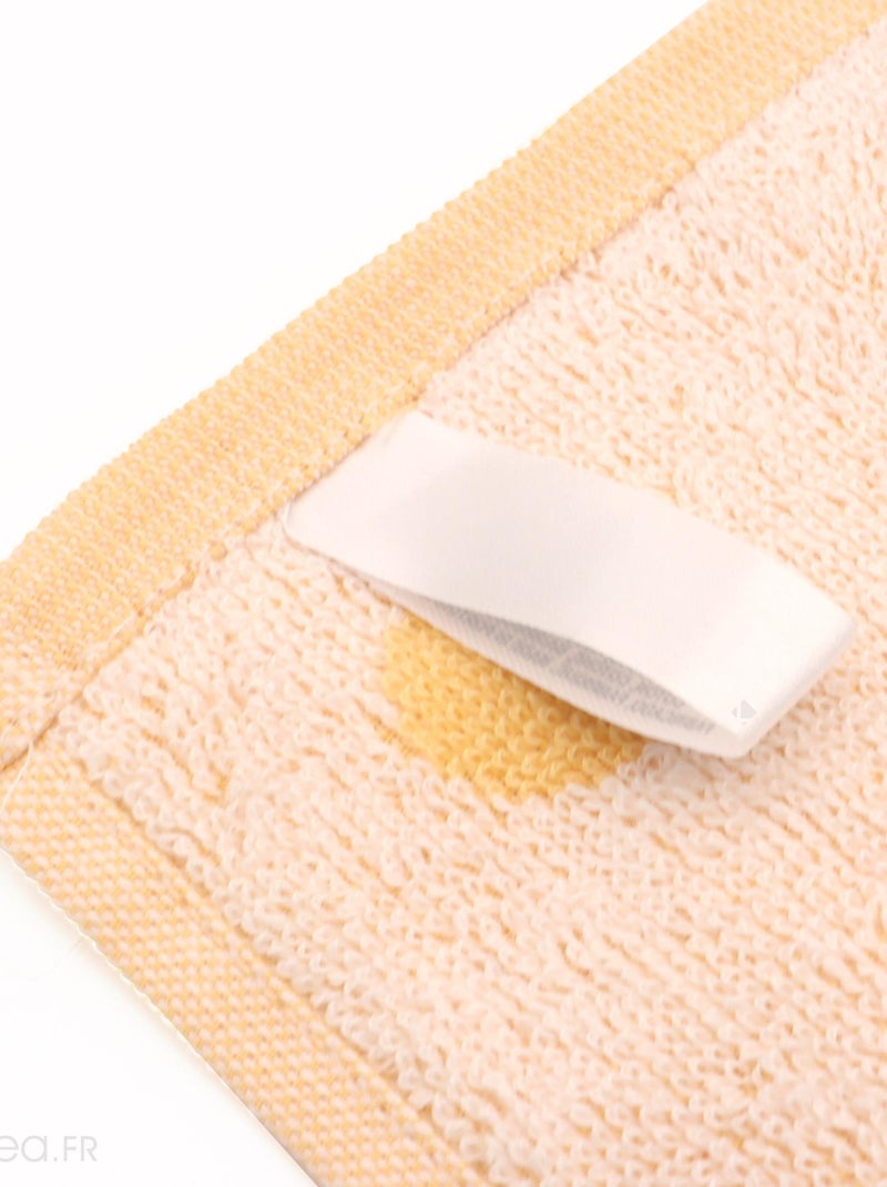 Lot de 2 torchons de cuisine éponge coton SPOT II 50x50 cm Jaune - Kiabi
