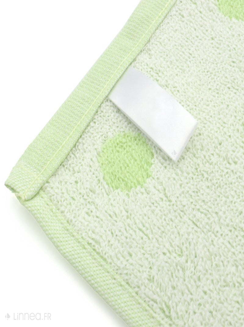 Lot de 2 torchons de cuisine éponge coton SPOT II 50x50 cm Vert - Kiabi