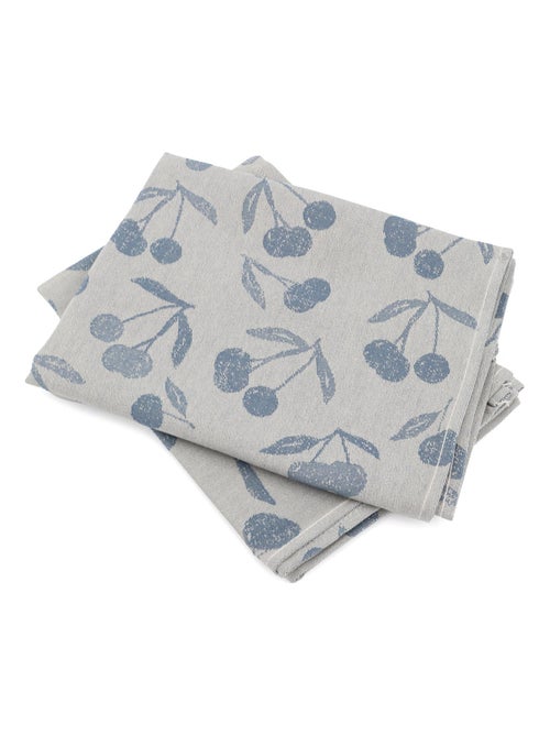Lot de 2 torchons de cuisine toile coton BING 50x70 cm - Kiabi