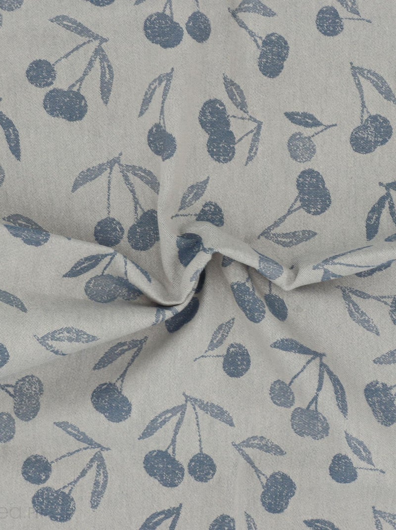 Lot de 2 torchons de cuisine toile coton BING 50x70 cm Bleu - Kiabi
