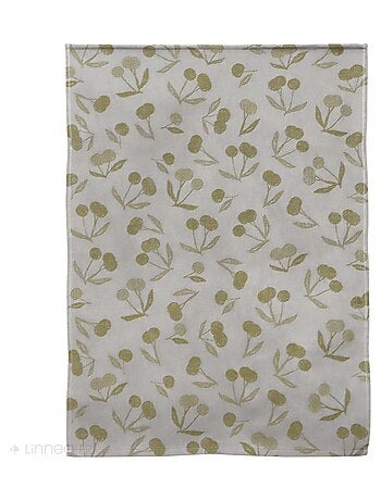 Lot de 2 torchons de cuisine toile coton BING 50x70 cm