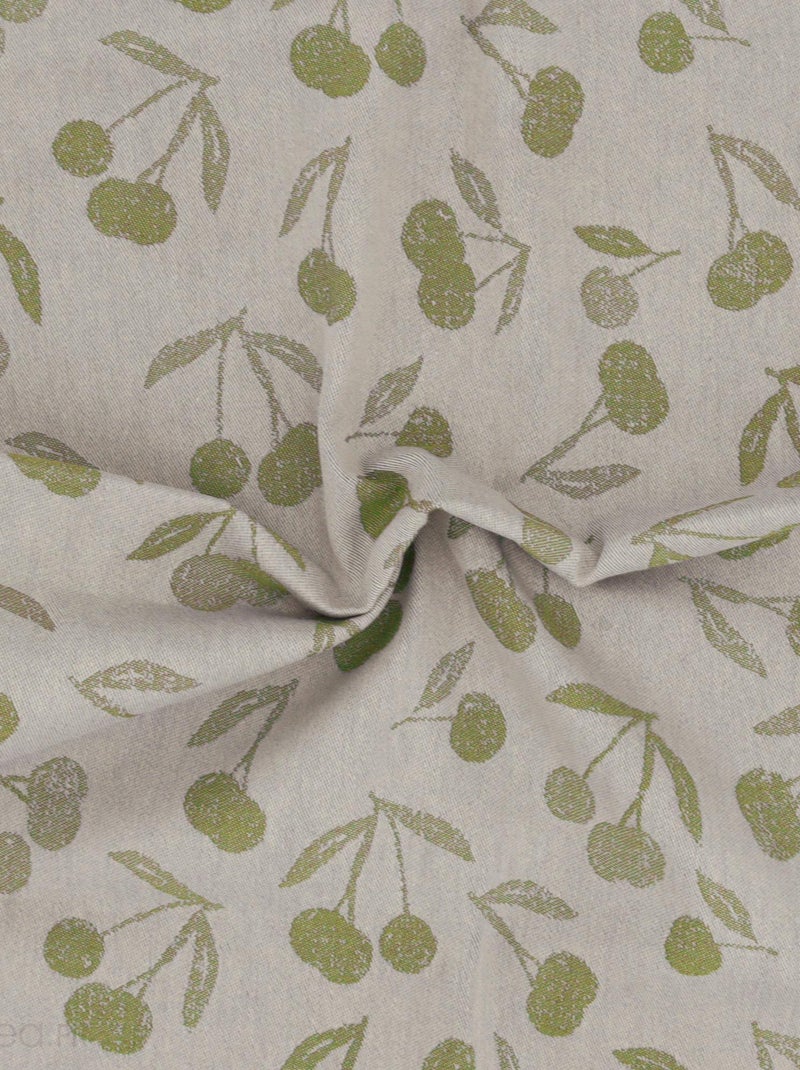 Lot de 2 torchons de cuisine toile coton BING 50x70 cm Vert - Kiabi