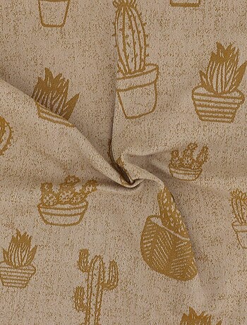 Lot de 2 torchons de cuisine toile coton CACTUS 50x70 cm