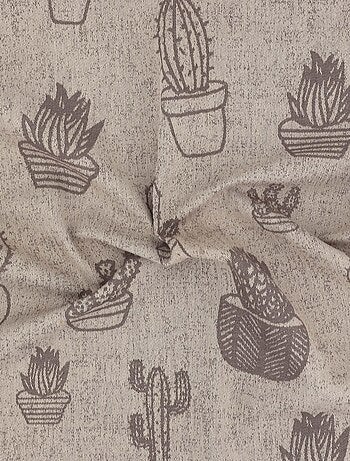 Lot de 2 torchons de cuisine toile coton CACTUS 50x70 cm