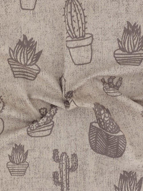 Lot de 2 torchons de cuisine toile coton CACTUS 50x70 cm - Kiabi