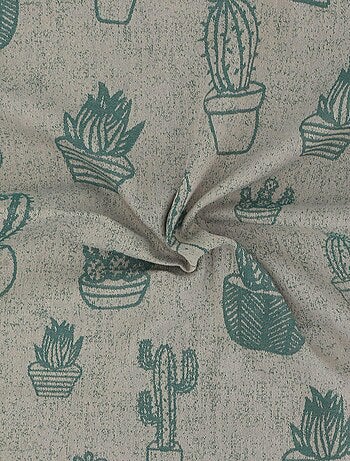Lot de 2 torchons de cuisine toile coton CACTUS 50x70 cm