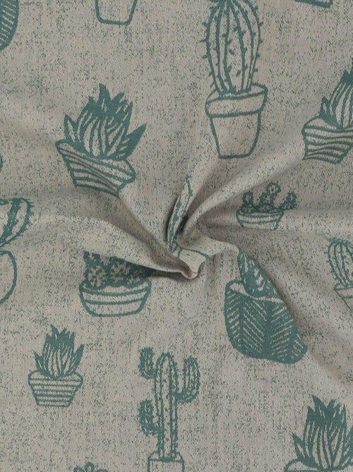 Lot de 2 torchons de cuisine toile coton CACTUS 50x70 cm - Kiabi