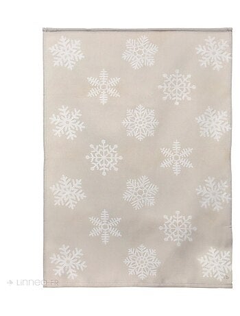 Lot de 2 torchons de cuisine toile coton ICE 50x70 cm