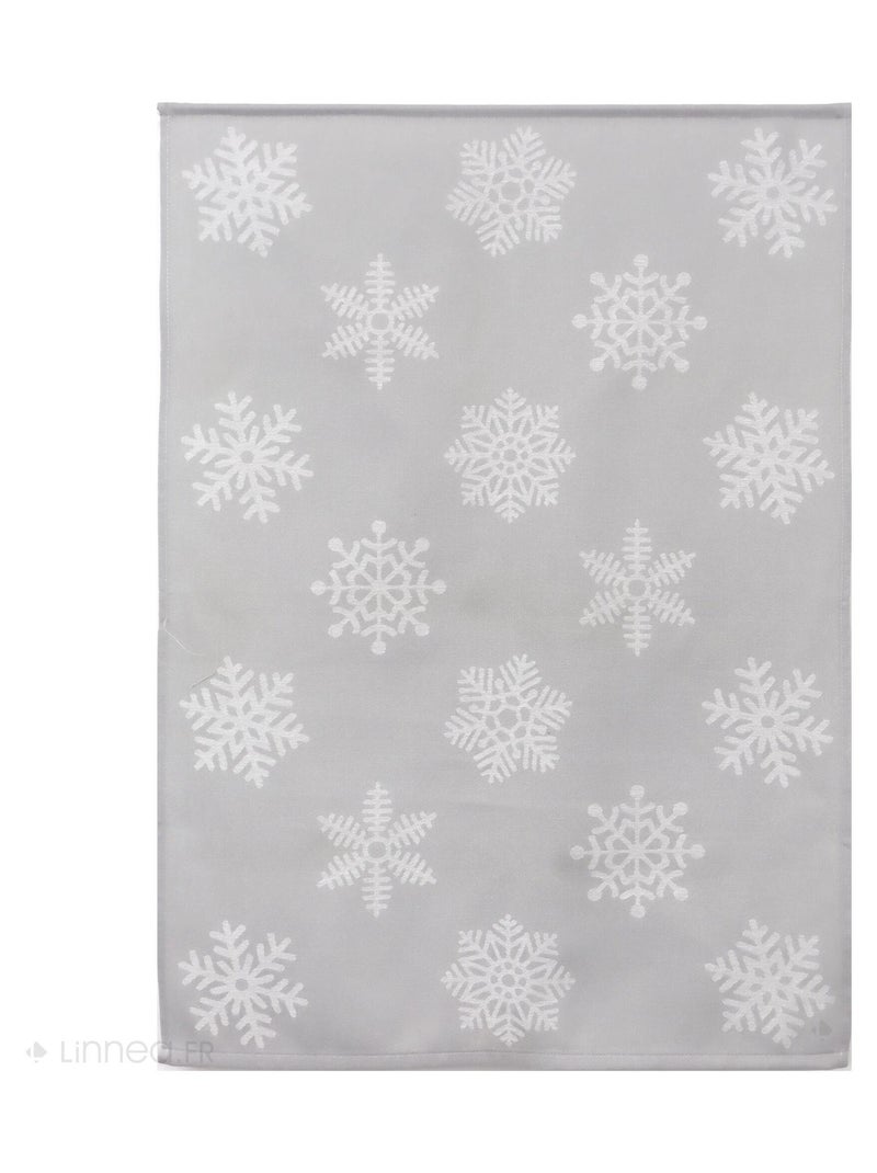 Lot de 2 torchons de cuisine toile coton ICE 50x70 cm Gris - Kiabi