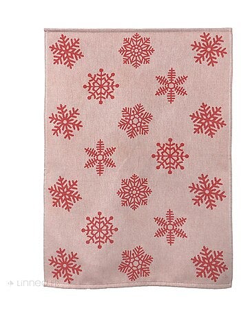 Lot de 2 torchons de cuisine toile coton ICE 50x70 cm