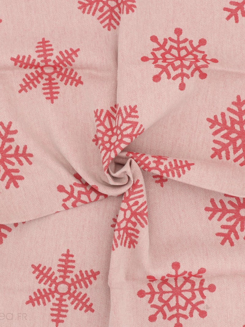 Lot de 2 torchons de cuisine toile coton ICE 50x70 cm Rouge - Kiabi