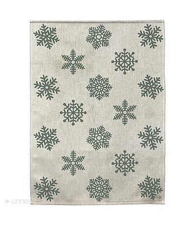 Lot de 2 torchons de cuisine toile coton ICE 50x70 cm