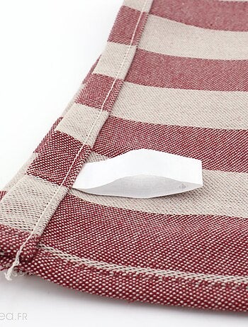 Lot de 2 torchons de cuisine toile coton PAT 50x70 cm