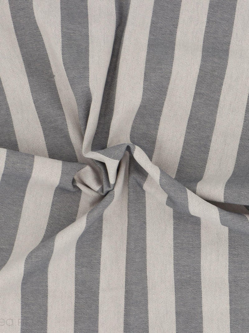 Lot de 2 torchons de cuisine toile coton PAT 50x70 cm Gris - Kiabi