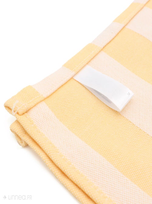 Lot de 2 torchons de cuisine toile coton PAT II 50x70 cm - Kiabi